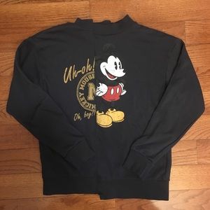 Disney Mickey Asymmetrical Sweatshirt